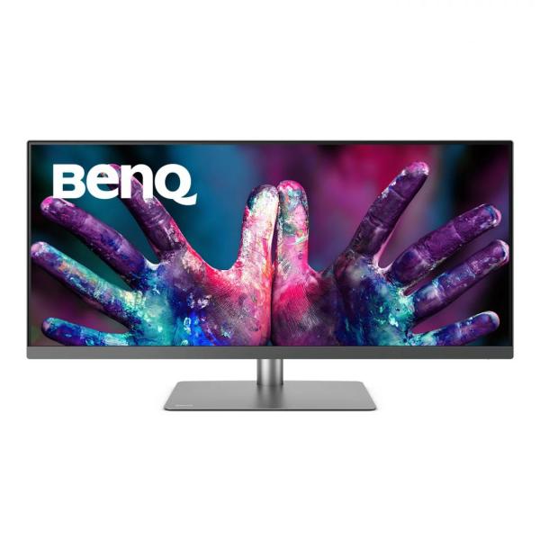 Monitor 34" benq pd3420q, ips, iluminare de fundal cu leduri, 3440x1440, 350 cd/ mp, hdr10,vesa displayhdr 400,  1000:1, 178/ 178, 5 ms, 60 hz, 21:9, boxe 2.5wx2, vesa 100* 100, 2* hdmi, dp, usb c, usb type b, 3* usb 3.1, flicker-free, low blue light, pip