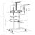 Suport tv de podea, neomounts by newstar plasma-m1950e, reglabil, 60"-100", vesa 1000x600, suporta pana la 100kg, negru