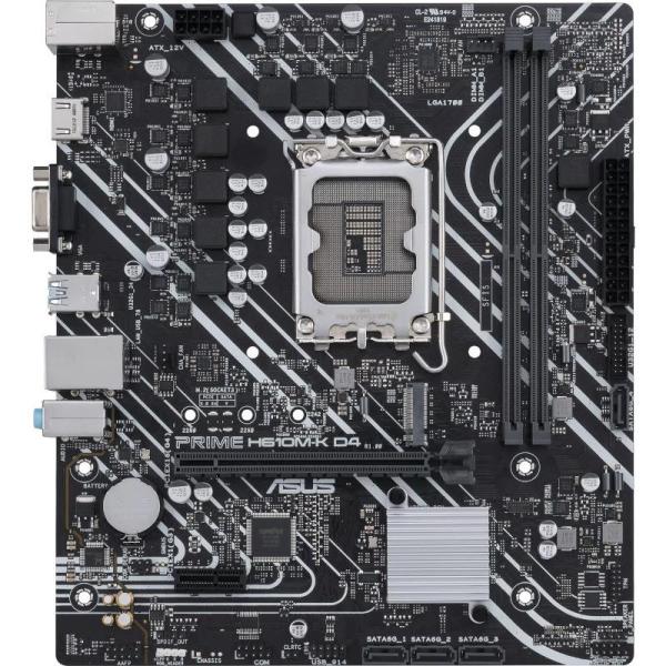 Placa de baza asus prime h610m-k d4, lga 1700