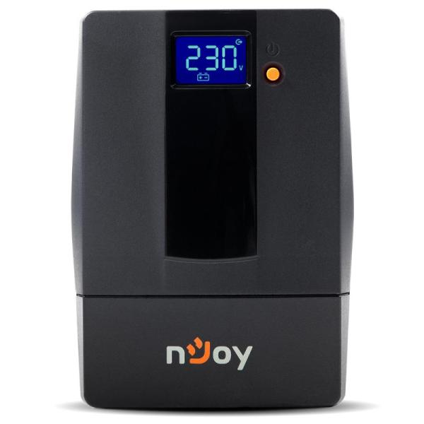 Ups njoy horus plus 600, 600va/360w, afisaj lcd cu ecran tactil, 2 prize schuko cu protectie, repornire automata, rj11 protectie pentru linia de telefon/modem, posibilitatea de monitorizare si control prin usb, lan si internet, port de comunicare usb, rat