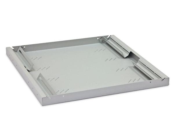 Raft fix perforat triton 19" 1u/750 capacitate incarcare 80kg, gri