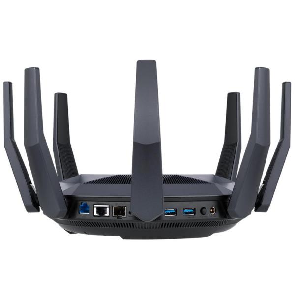 Router wireless asus rt-ax89x, ax6000, wi-fi 6, dual-band, gigabit