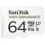 Card de memorie microsd sandisk, 64gb, class 10