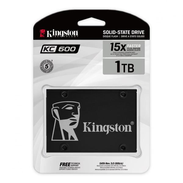 Ssd kingston kc600, 1tb, 2.5", sata iii
