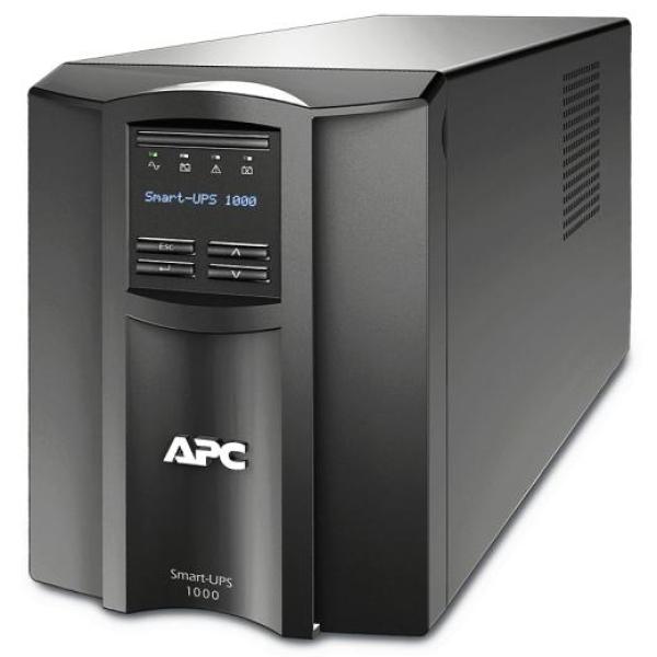 Ups apc smart-ups smt line-interactive / sinusoidala 1000va / 700w 8conectori c13, baterie rbc6, optional extindere garantie cu 1/3 ani (wbextwar 1yr-sp-02/wbextwar3yr-sp-02) cu smart conect