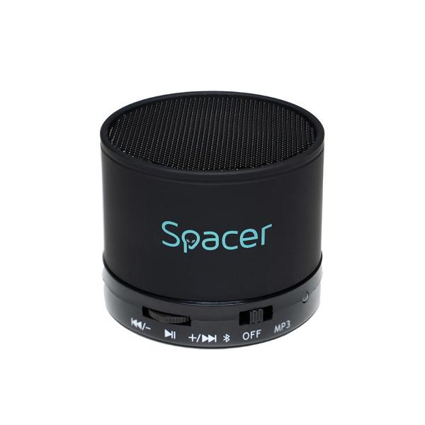 Boxa spacer topper, portabila, 3w rms, control volum, acumulator 520mah, fm, microsd card, functie handsfree (telefon)