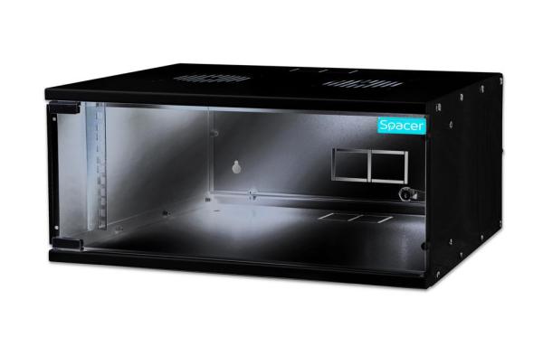 Spacer cabinet 19" 4u spcw-4u-bk