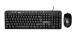 Kit tastatura si mouse spacer spds-1691 cu fir, usb, tastatura multimedia „spkb-169" + mouse optic „spmo-m11", black, „spds-1691"