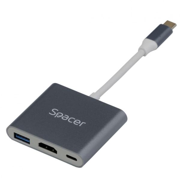 Compatibil cu brand - universal conectare docking la pc/nb - usb type-c porturi usb - usb 3.0 (usb 3.1 gen 1) x 1; usb type-c x 1 porturi video - hdmi x 1 porturi audio - nu port retea (rj-45) - fara port retea port power delivery (pd) - da (prin type-c) 