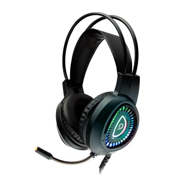 Casti cu micr. spacer gaming, rgb, cu fir, 2x jack 3.5mm, 1x usb pentru iluminare, driver 40mm, control volum pe casca, microfon pe brat, reglabile, negru