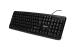 Tastatura spacer spkb-520 cu fir, usb, 104 taste, anti-spill, negru