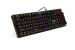 Tastatura spacer warrior cu fir, usb, switch-uri mecanice albastre, 50 mil. apasari, 104 taste, anti-ghosting 26 taste, anti-spill, black