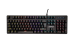 Tastatura spacer warrior cu fir, usb, switch-uri mecanice albastre, 50 mil. apasari, 104 taste, anti-ghosting 26 taste, anti-spill, black