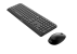 Kit philips spt6307, wireless, 2.4ghz, 104 taste, membrana, baterii 1x aaa + 1x aa, negru + mouse spk7307