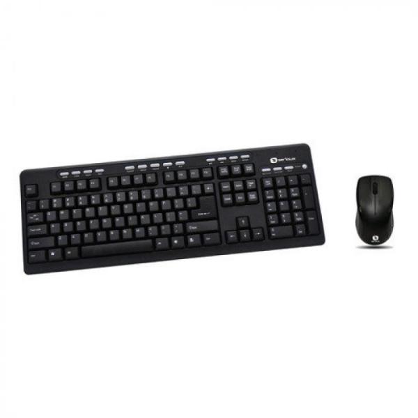Kit tastatura + mouse serioux mkm5500, cu fir, multimedia, negru, usb