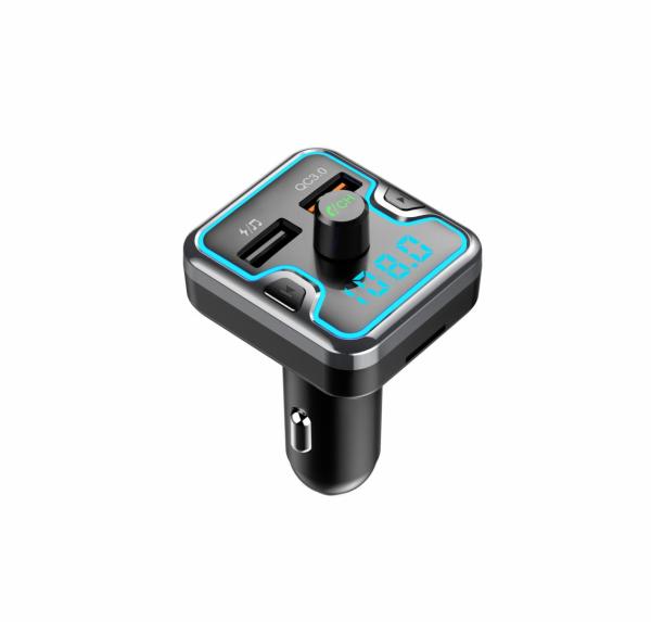 Modulator fm serioux amfm45, bluetooth v5.0, conectare automată, raza de actiune de până la 5 metri, voltaj intrare: dc 12/24v, ieșire: usb qc3.0, frecvența fm: 87.5mhz - 108.0mhz, format muzica: mp3/wma/wav , usb audio (pana la 32 gb), slot microsd ( pan