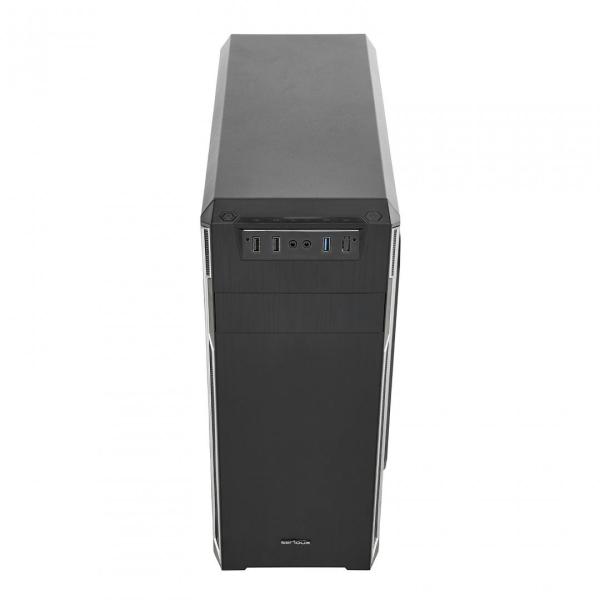 Carcasa pc serioux office, fara sursa, middle tower, atx, black