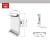 Suport tableta/mobil de birou, barkan t50, fix, 7-12'', alb