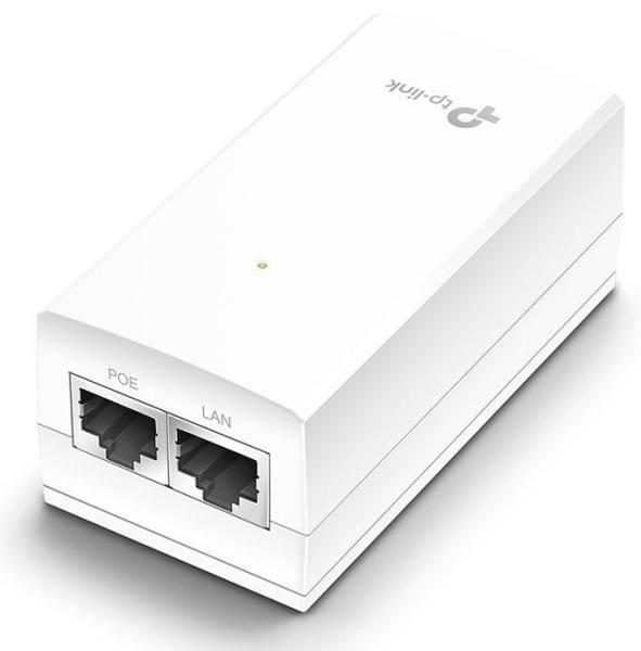Tp-link, gb 48vdc passive poe adapter, 2 x 10/100/1000mbps rj45 port, auto mdi/mdix, 1 x 100~240v / 50~60hz ac power input port.