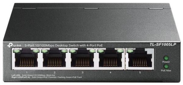 Switch tp-link tl-sf1005lp, 5 port, 10/100 mbps