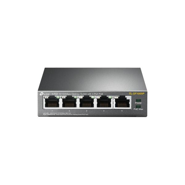 Switch tp-link tl-sf1005p, 5 port, 10/100 mbps