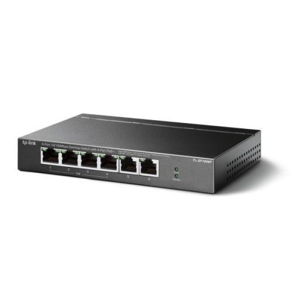 Switch tp-link tl-sf1006p, 6 port, 10/100 mbps