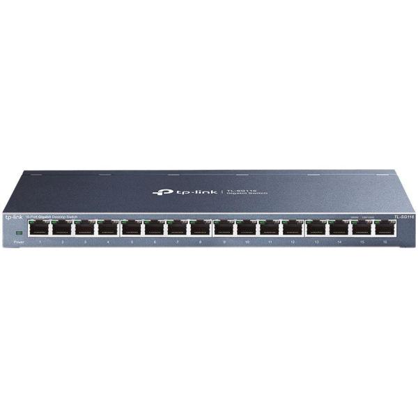 Switch tp-link tl-sg116, 16 port, 10/100/1000 mbps