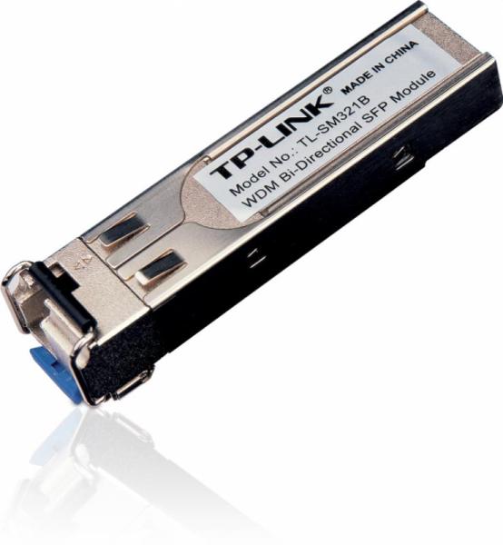Modul tp-link, mini-gbic sfp to 1000basebx-u, bi-di, wdm, tx: 1310nm, rx: 1550nm, 10km, single mode, lc. se foloseste in pereche cu tl-sm321a
