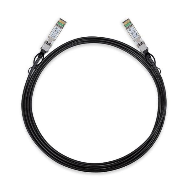 Tp-link cablu 10g sfp, lungime 3 metri, direct attach, conector 10g in ambele parti.