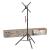 Suport tripod portabil de podea pentru tv plat/curbat barkan, 13" - 65", vesa 400x400mm, max 110kg, negru