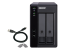 Raid usb qnap tr-002 2-bay, 2.5/3.5 sata 6gbps hdd (neincluse), 1xusb3.11 (type-c), tower, psu adaptor 36w, garantie 2 ani
