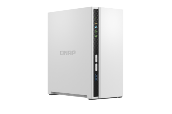 Nas qnap 233 2-bay, cpu arm 2.0ghz quad core, ram 2gb, hdd 2.5"/3.5" sata 6gbps (neincluse), lan: 1 gigalan, usb3.2 gen1: 1 usb2.0: 1, tower, adaptor alimentare, garantie 2 ani