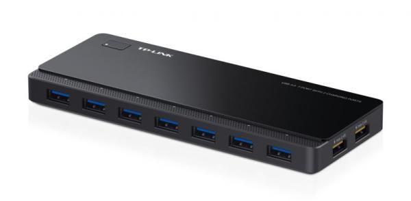 Hub usb tp-link uh720, 7 porturi usb 3.0, negru