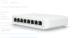 Ubiquiti unifi 8 port switch, usw-lite-8-poe, 8 x 10/100/1000 mbe rj 45 ports, 4 x poe, 8 gbps, buget poe: 52w, smb layer 2 poe gbe switch, dimensiuni: 99.6 x 163.7 x 31.7 mm.