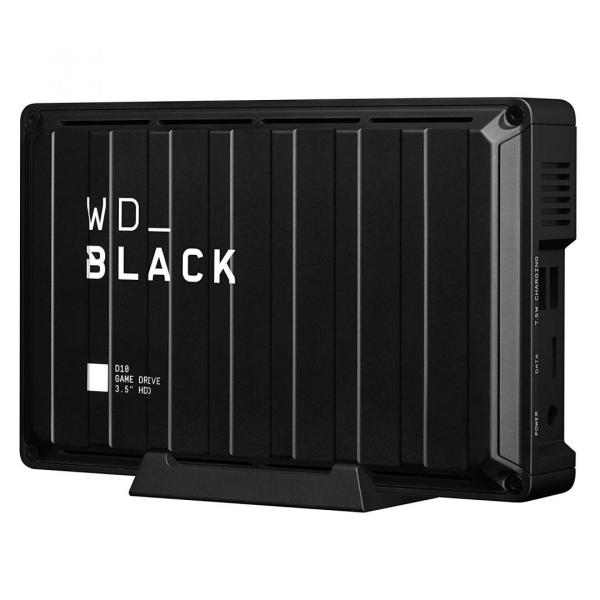 Hdd extern wd black d10 game drive, 8tb, negru, usb 3.2