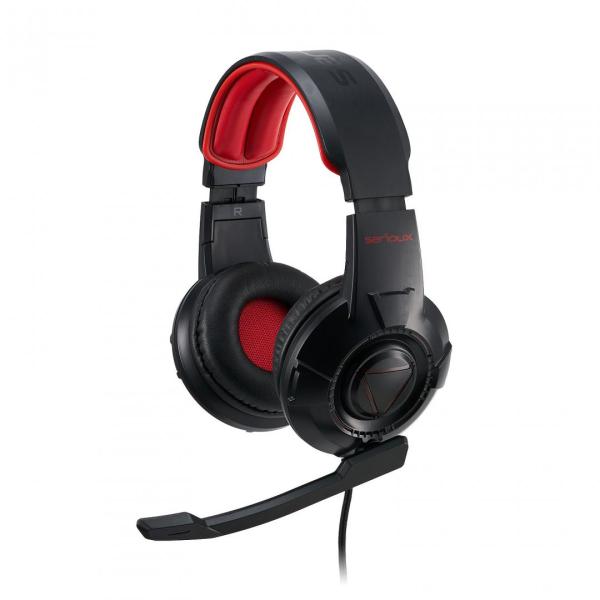 Casti cu microfon x by serioux ruari, gaming, negru