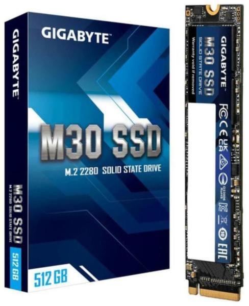 Gigabyte ssd m.2 pcie m30 512gb  interface pcie 3.0x4, nvme 1.3 form factor m.2 2280 total capacity 512gb nand 3d tlc nand flash external ddr cache ddr3l 2gb sequential read speed up to 3500 mb/s sequential write speed up to 2600 mb/s random read iops up 