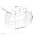 Suport tv de perete, neomounts by newstar led-vw2000black, reglabil, 32"- 75", vesa 600x400mm, suporta pana la 70kg, negru