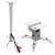 Suport videoproiector tavan eatv2, alb, reglabil, 43-65 cm