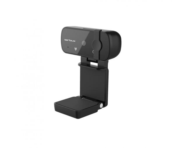 Camera web serioux full hd 1080p, chipset sunplus2381+f23, microfon incorporat, rata cadre 30fps, rezoluție maximă video 1920*1080, format video mjpg / yuy2, senzor cmos hd 2.0 mega pixeli pentru imagine, tipul focalizării autofocus, control automat satur