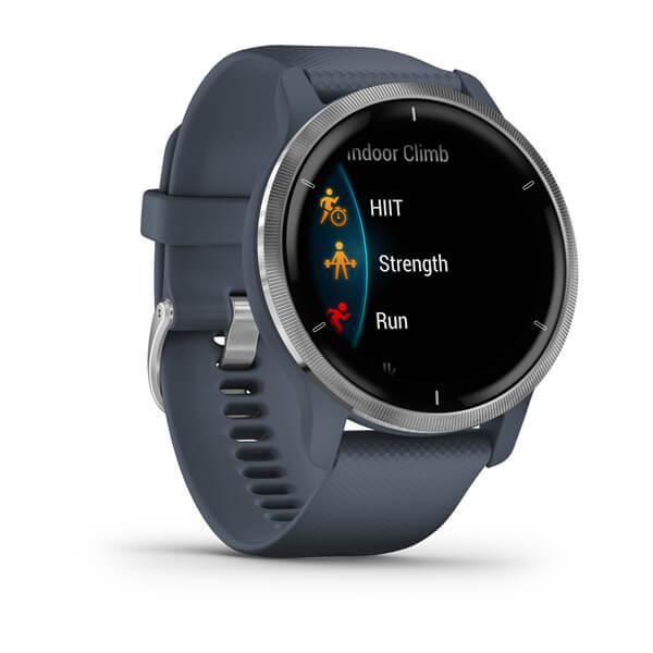 Ceas smartwatch garmin venu 2, gps, blue granite
