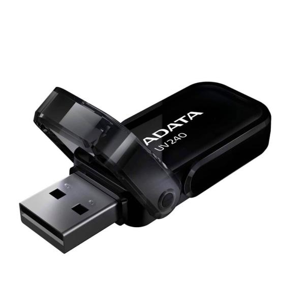 Memorie usb flash drive adata 64gb, uv240, usb 2.0, negru