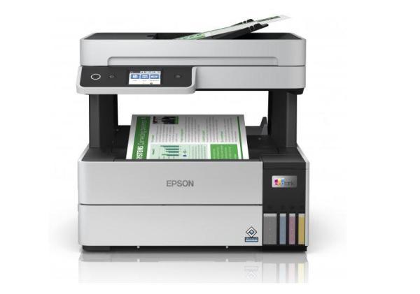 Multifunctional inkjet color epson ecotank ciss l6460, dimensiune a4 (printare,copiere, scanare), printare borderless, viteza 37ppm alb-negru, 23ppm color, rezolutie 4800x1200 dpi, alimentare hartie 250 coli + 35 coli adf, duplex automat ,scanner cis rezo