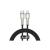 Cablu alimentare si date baseus cafule metal, fast charging data cable pt. smartphone, usb type-c la lightning iphone pd 20w, 2m, negru