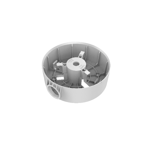 Hikvision junction box ds-1280zj-pt3, hik white, Φ120 x 40mm, plastic ,104g