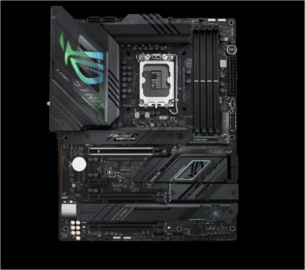 Placa de baza asus rog strix z790-f d5 gaming wifi lga 1700,  4 x ddr5 dimm dual channel, 3x pci express x16, 1x pci x1, 4x m.2, 4x sata 6gb/s, 12x usb, atx