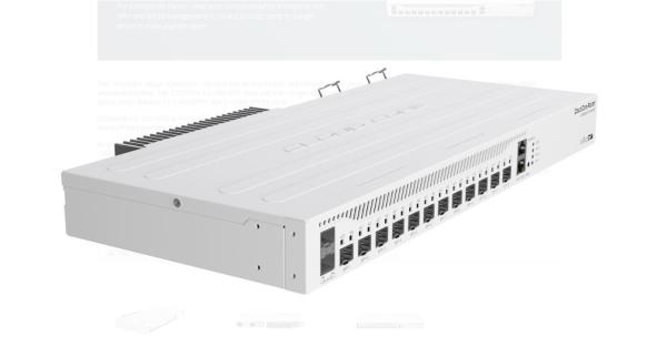 Mikrotik router de retea, ccr2004-1g-12s+2xs; procesor: 1700 mhz, ram: 4 gb, 128mb nand,  routeros v7, interfata: 1 x 10/100/1000,  12 x sfp+,  2 x 25g sfp28, 2 x ventilatoare, consum maxim: 49w, dimensiuni: 443 x 224 x 44 mm.