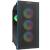 Carcasa aqirys sargas mid tower, 2x bays 3.5", 4x bays 2.5", panou lateral tempered glass, fan controller integrat, 4 ventilatoare incluse, 9 ventilatoare compatibile