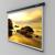 Ecran de proiectie sopar new slim, manual, perete, 180cm x 180cm, format 1:1, alb