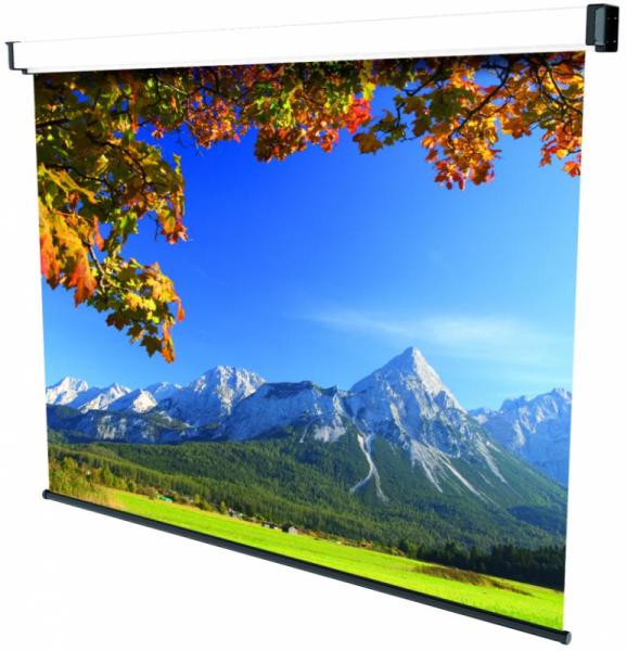 Ecran de proiectie sopar new spring, manual, perete, 200cm x 210cm, format 1:1, alb